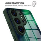 Aurora Green - Samsung Glass Case