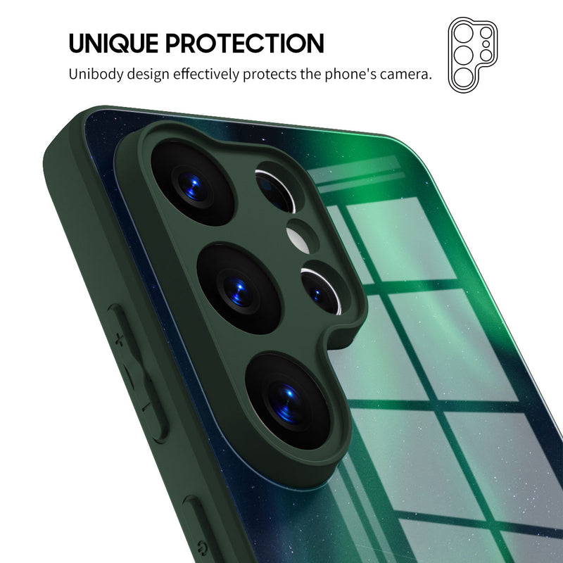 Aurora Green - Samsung Glass Case
