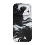 Black White - iPhone Silicone Case