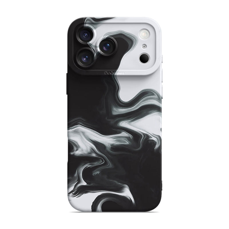 Black White - iPhone Silicone Case