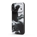 Black White - iPhone Silicone Case