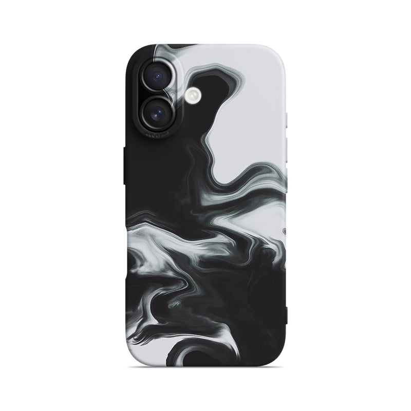Black White - iPhone Silicone Case