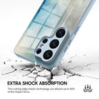 Ice Crystal Star - Samsung Glass Case