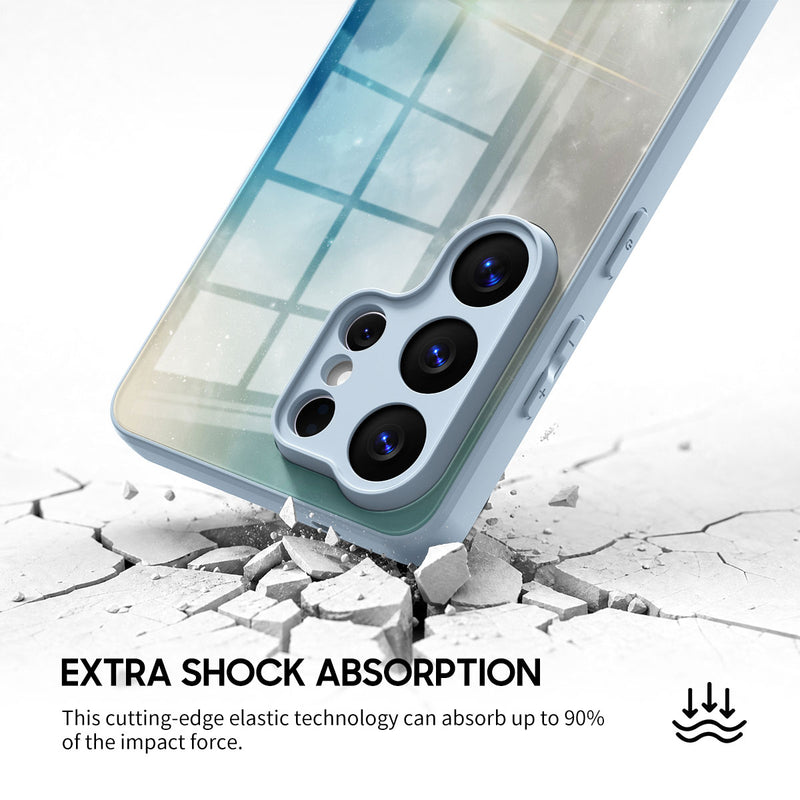 Ice Crystal Star - Samsung Glass Case