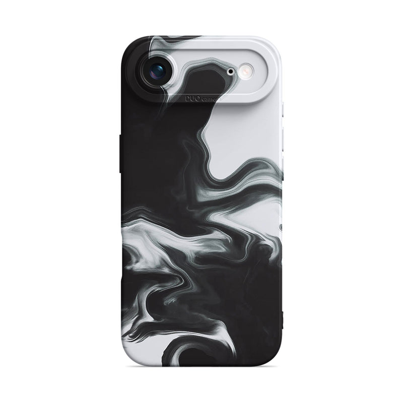 Black White - iPhone Silicone Case