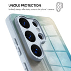 Ice Crystal Star - Samsung Glass Case