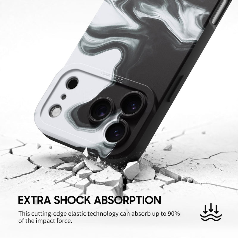 Black White - iPhone Silicone Case