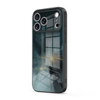 Black Gray - iPhone Glass Case