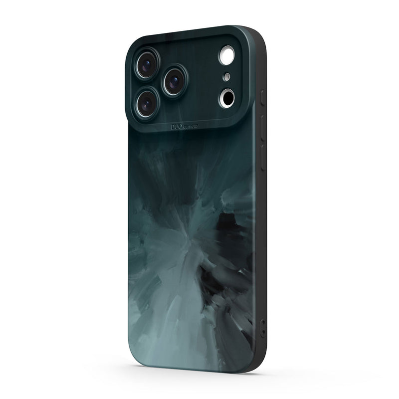 Black Gray - iPhone Silicone Case
