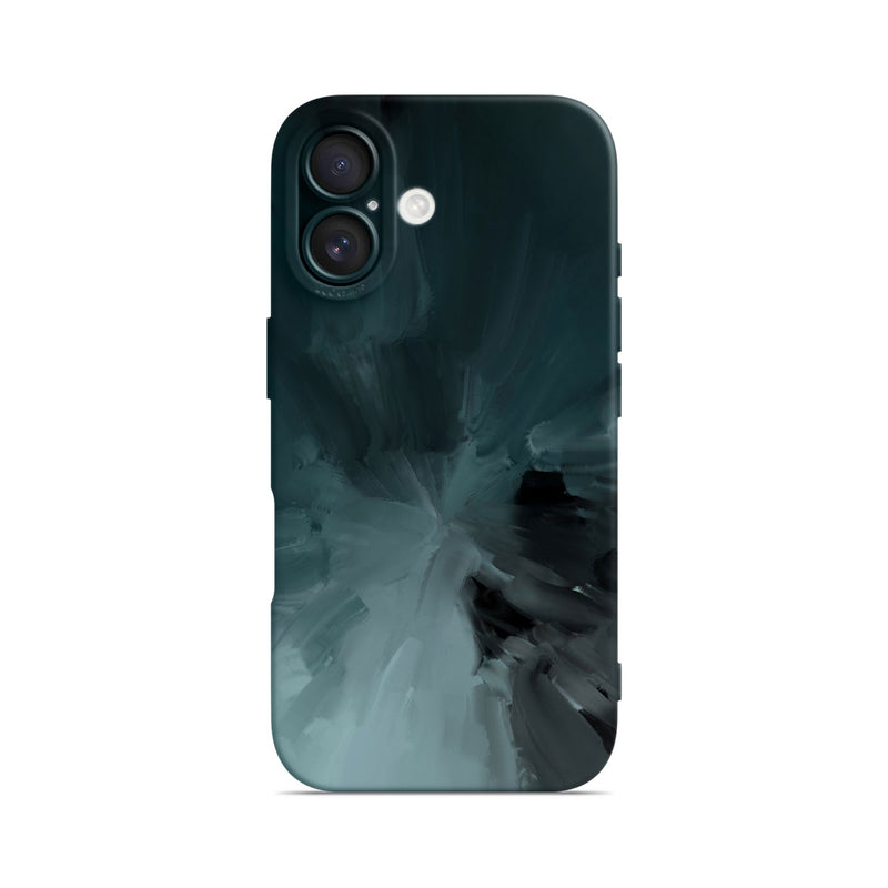 Black Gray - iPhone Silicone Case