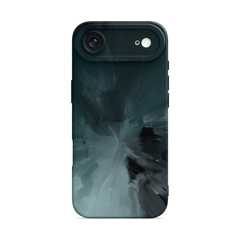 Black Gray - iPhone Silicone Case
