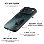 Black Gray - iPhone Silicone Case