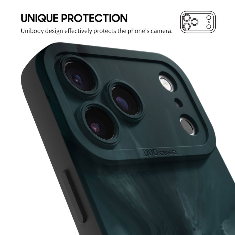 Black Gray - iPhone Silicone Case
