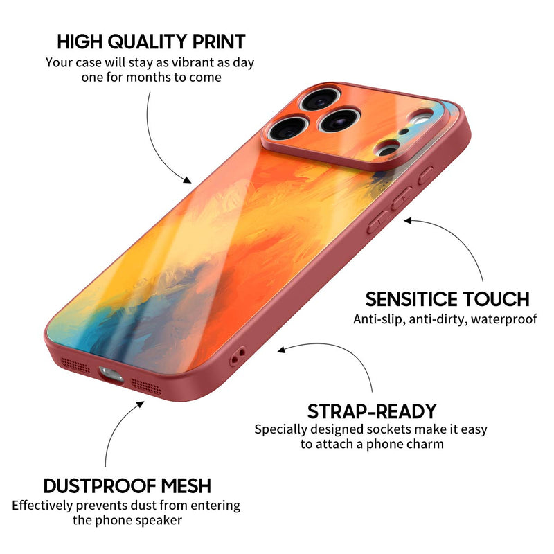 Heat Phoenix - iPhone Glass Case