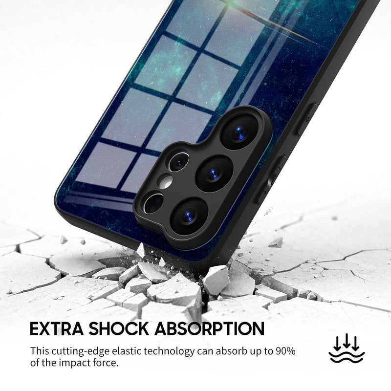 Night Light Star River - Samsung Glass Case