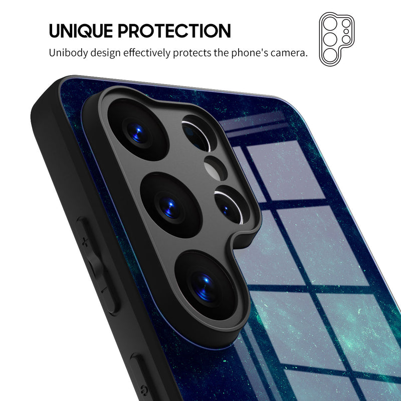 Night Light Star River - Samsung Glass Case