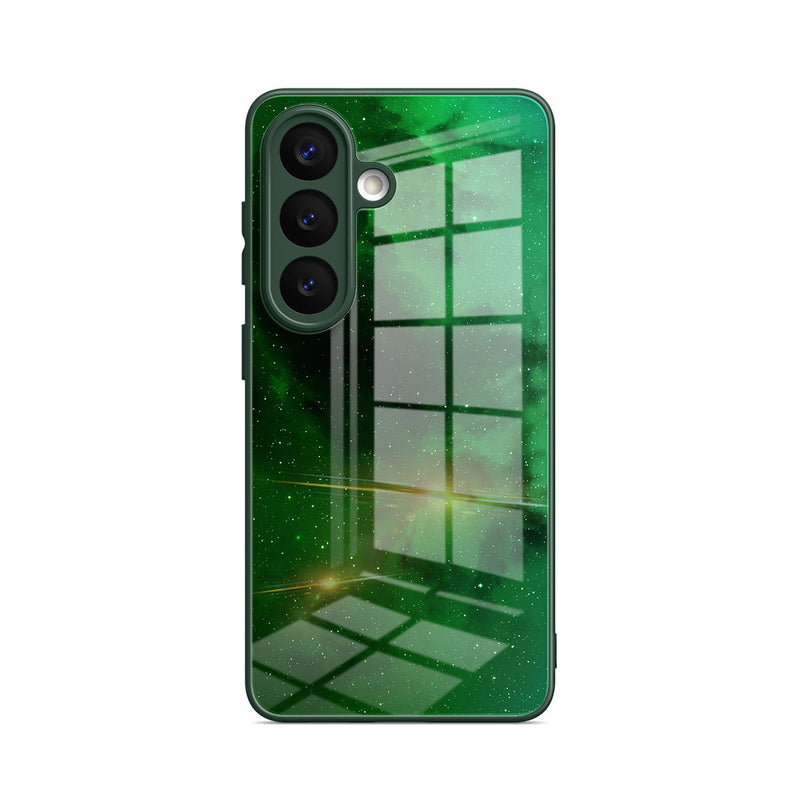 Night Star Green - Samsung Glass Case