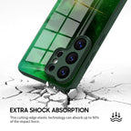 Night Star Green - Samsung Glass Case