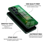 Night Star Green - Samsung Glass Case