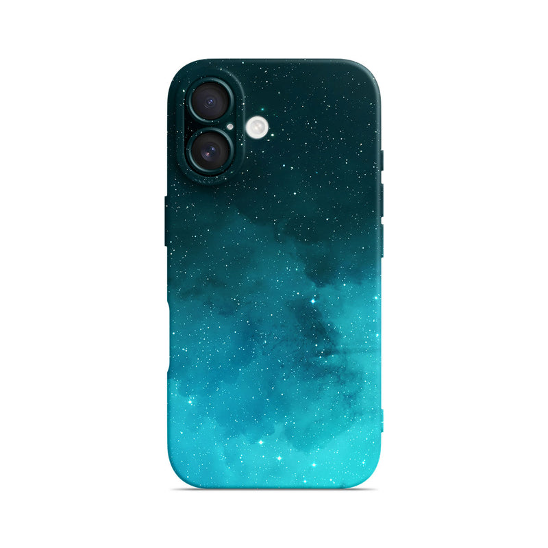 Fluorescent Star Blue - iPhone Silicone Case