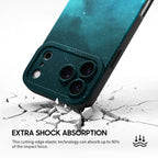 Fluorescent Star Blue - iPhone Silicone Case