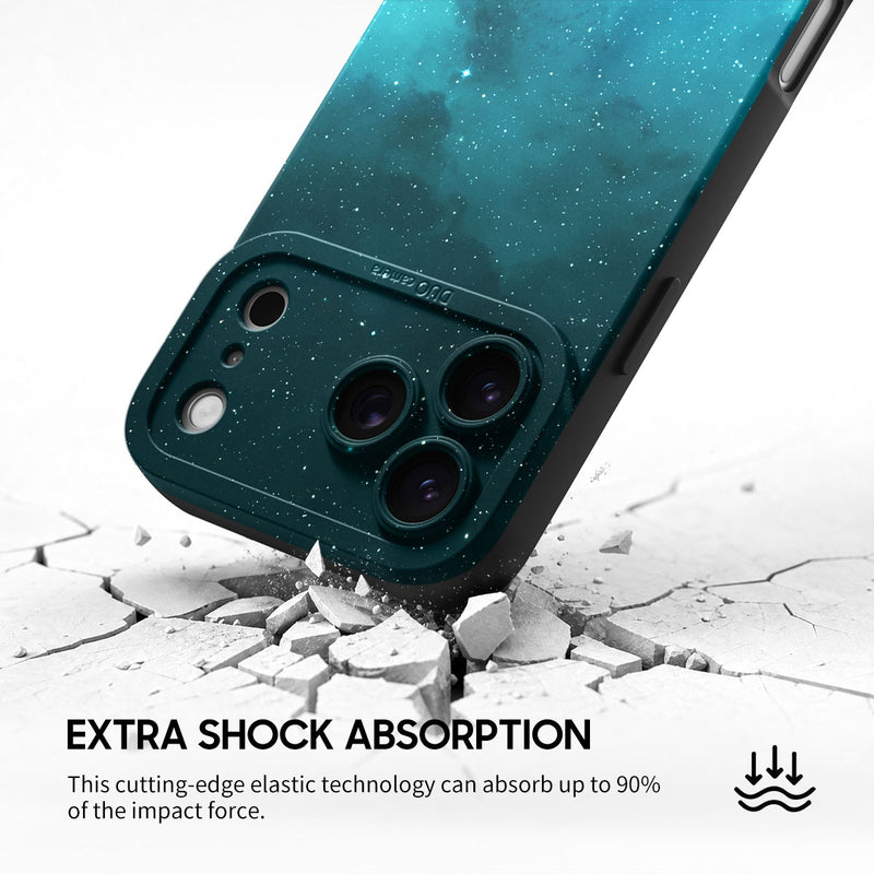 Fluorescent Star Blue - iPhone Silicone Case