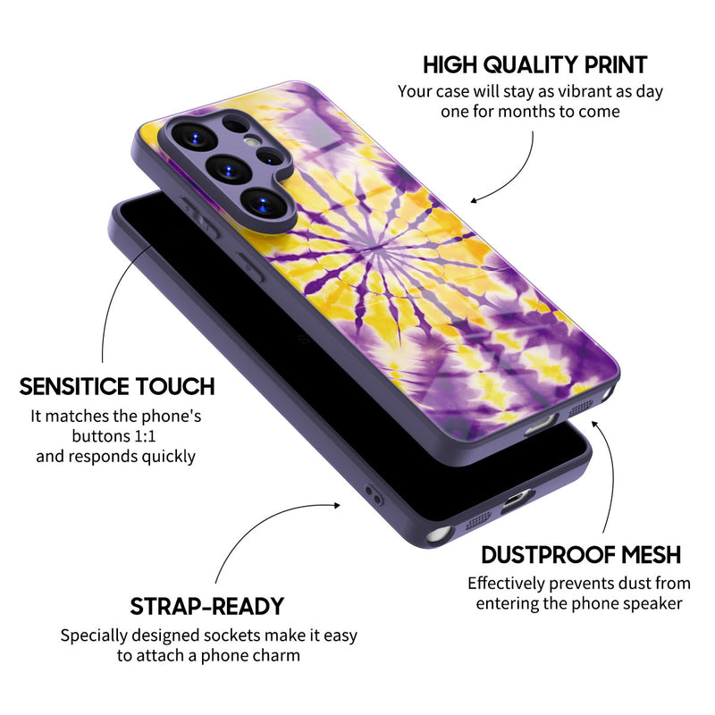 Amber Glow - Samsung Glass Case