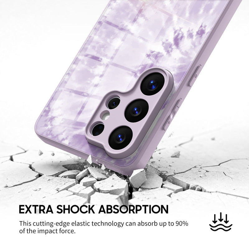 Lilac Ripples - Samsung Glass Case