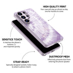 Lilac Ripples - Samsung Glass Case
