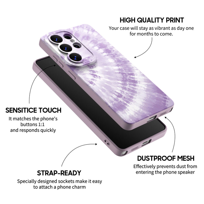 Lilac Ripples - Samsung Silicone Case