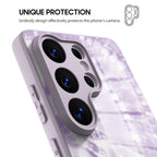 Lilac Ripples - Samsung Glass Case