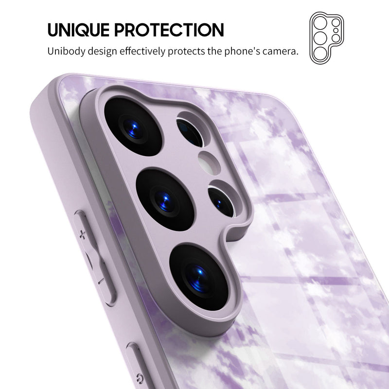 Lilac Ripples - Samsung Glass Case