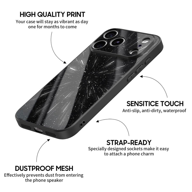 Warp Hyperspace - iPhone Glass Case