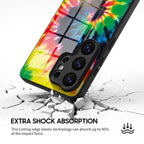 Vibrant Flow - Samsung Glass Case
