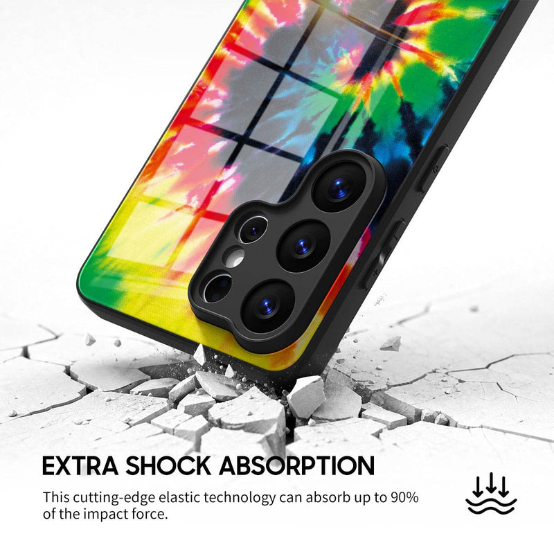 Vibrant Flow - Samsung Glass Case