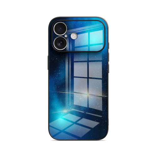 Blue King Star - iPhone Glass Case