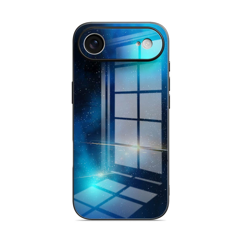 Blue King Star - iPhone Glass Case