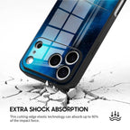 Blue King Star - iPhone Glass Case