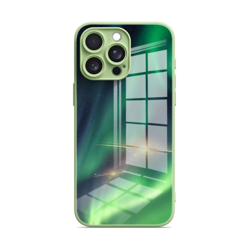 Aurora Green - iPhone Glass Case