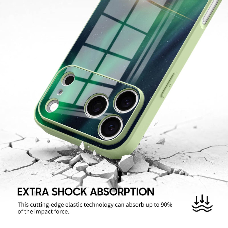 Aurora Green - iPhone Glass Case