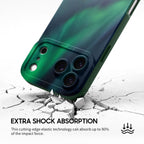 Aurora Green - iPhone Silicone Case