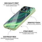 Aurora Green - iPhone Glass Case