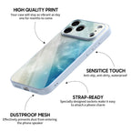 Ice Crystal Star - iPhone Glass Case