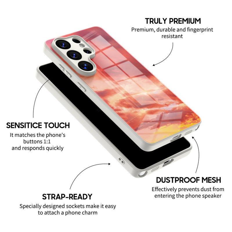 Setting Sun - Samsung Glass Case