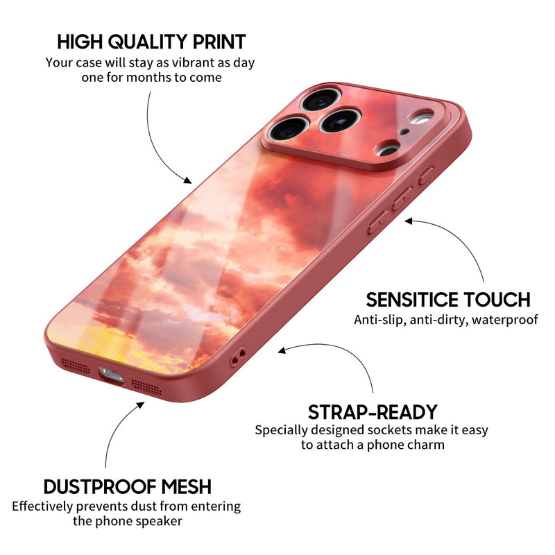 Setting Sun - iPhone Glass Case