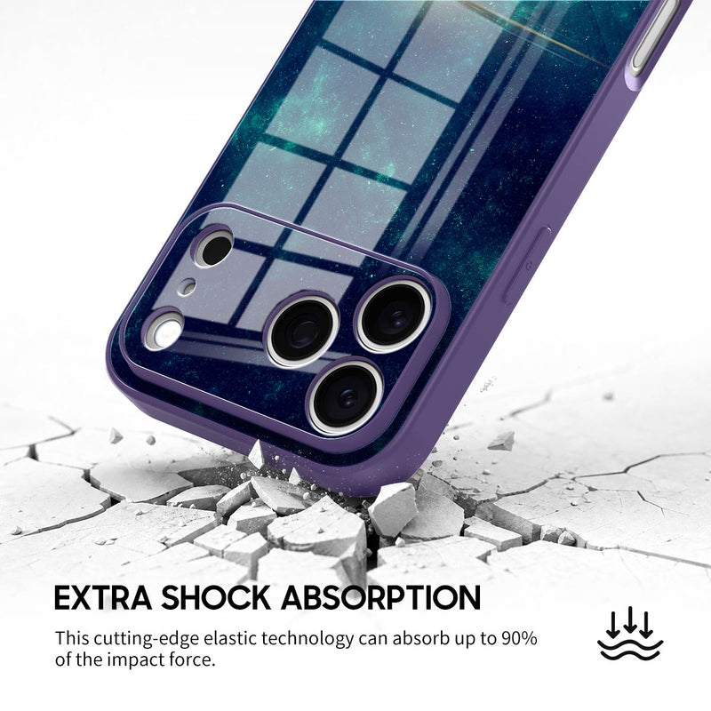 Night Light Star River - iPhone Glass Case