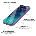 Night Light Star River - iPhone Glass Case
