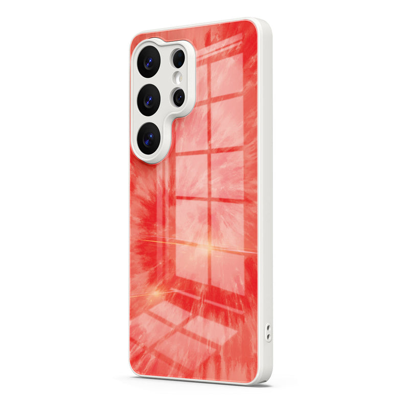 Scarlet Glow - Samsung Glass Case