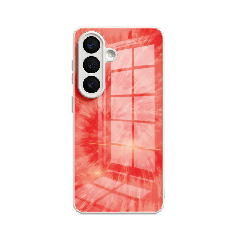 Scarlet Glow - Samsung Glass Case