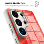Scarlet Glow - Samsung Glass Case
